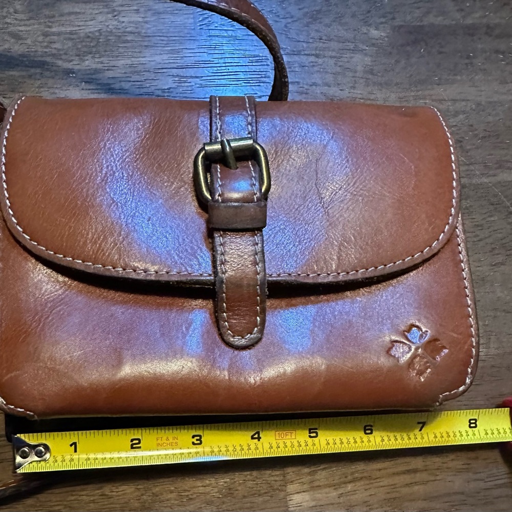 Patricia Nash Brown Leather Crossbody Bag